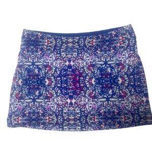 Tranquility Blue Patterned Skort Womens XL